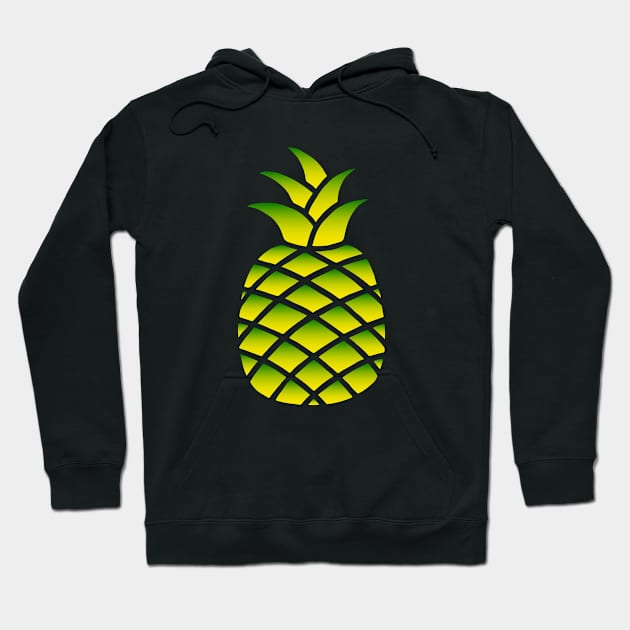 Fresh Pineapple Hoodie by sallycummingsdesigns